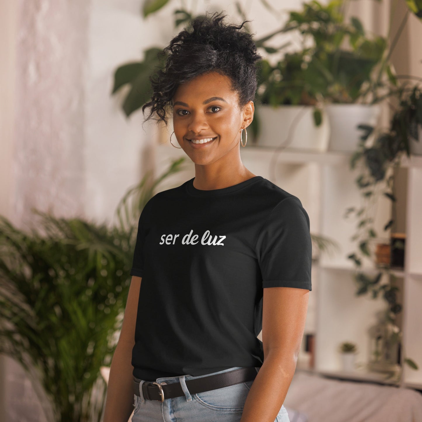 Ser de luz camiseta de manga corta - Entropía Divina