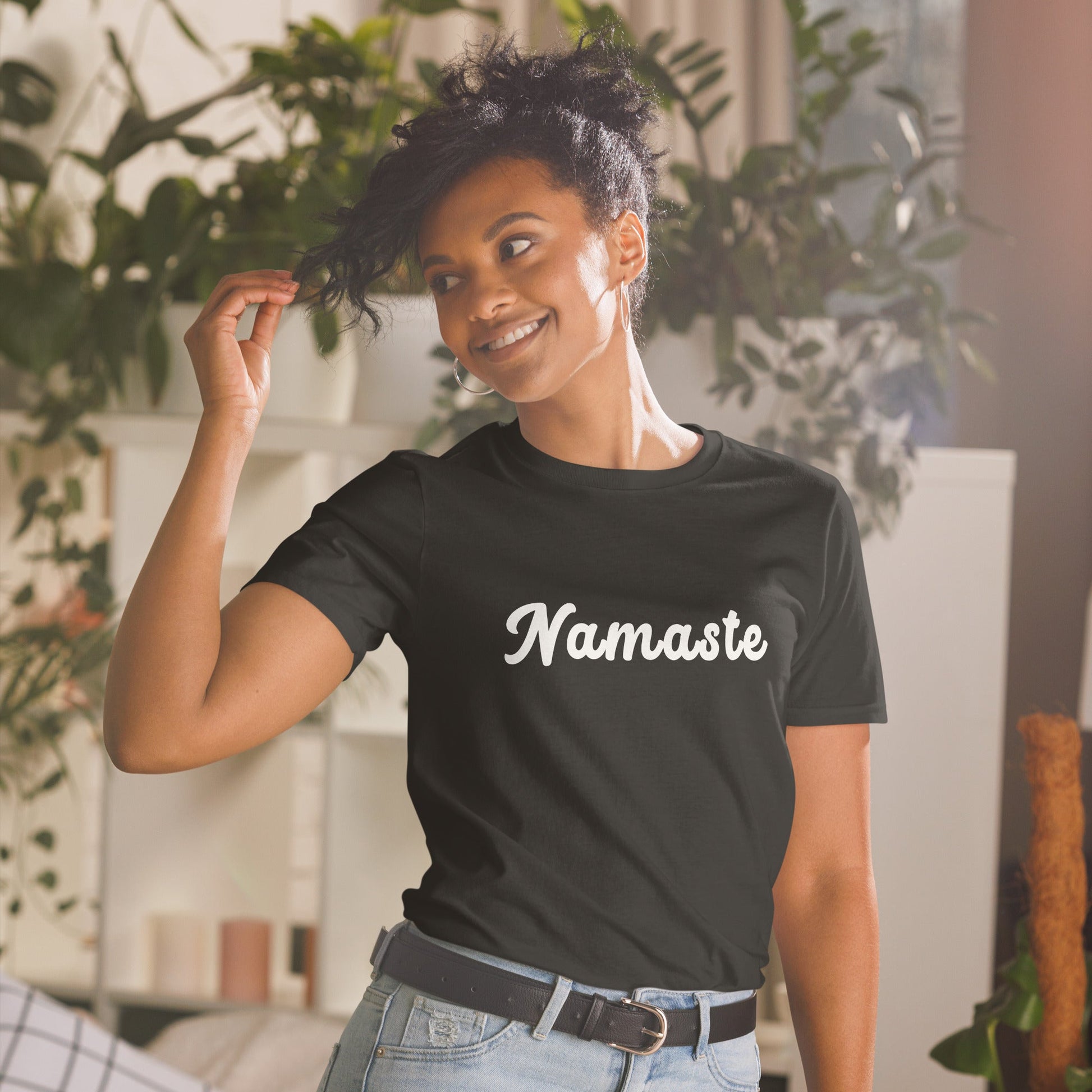Namaste Camiseta de manga corta unisex - Entropía Divina