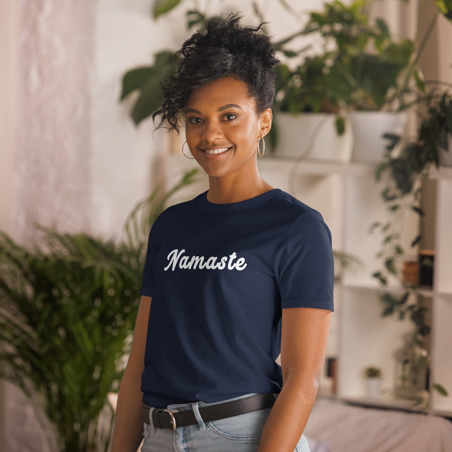 Namaste Camiseta de manga corta unisex - Entropía Divina