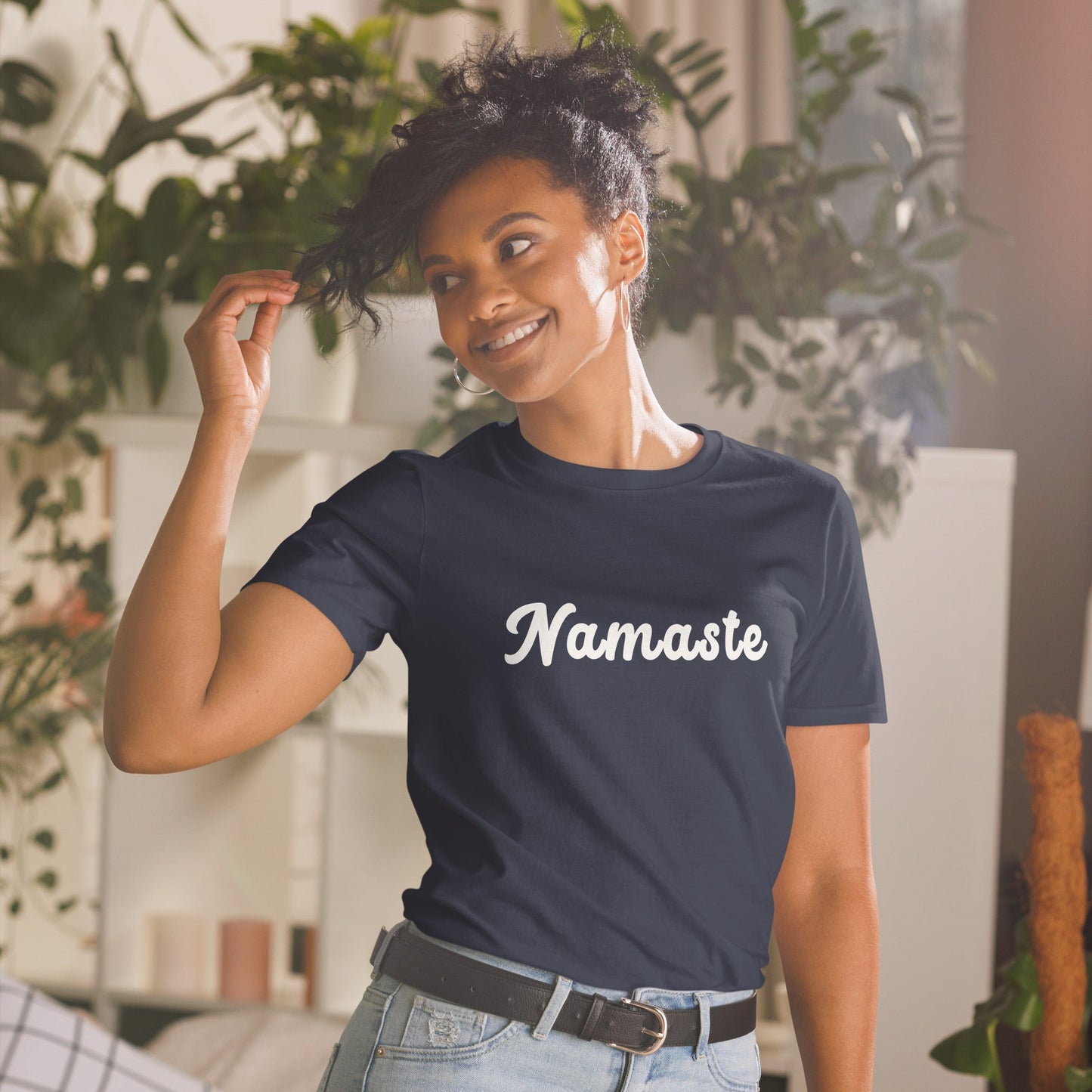 Namaste Camiseta de manga corta unisex - Entropía Divina