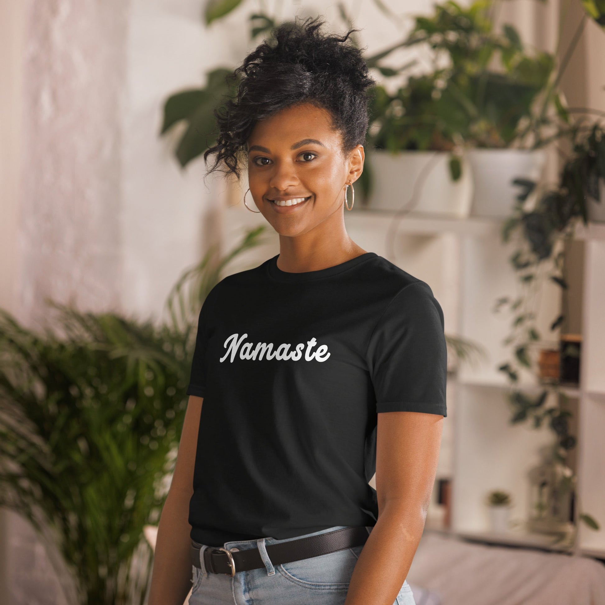 Namaste Camiseta de manga corta unisex - Entropía Divina