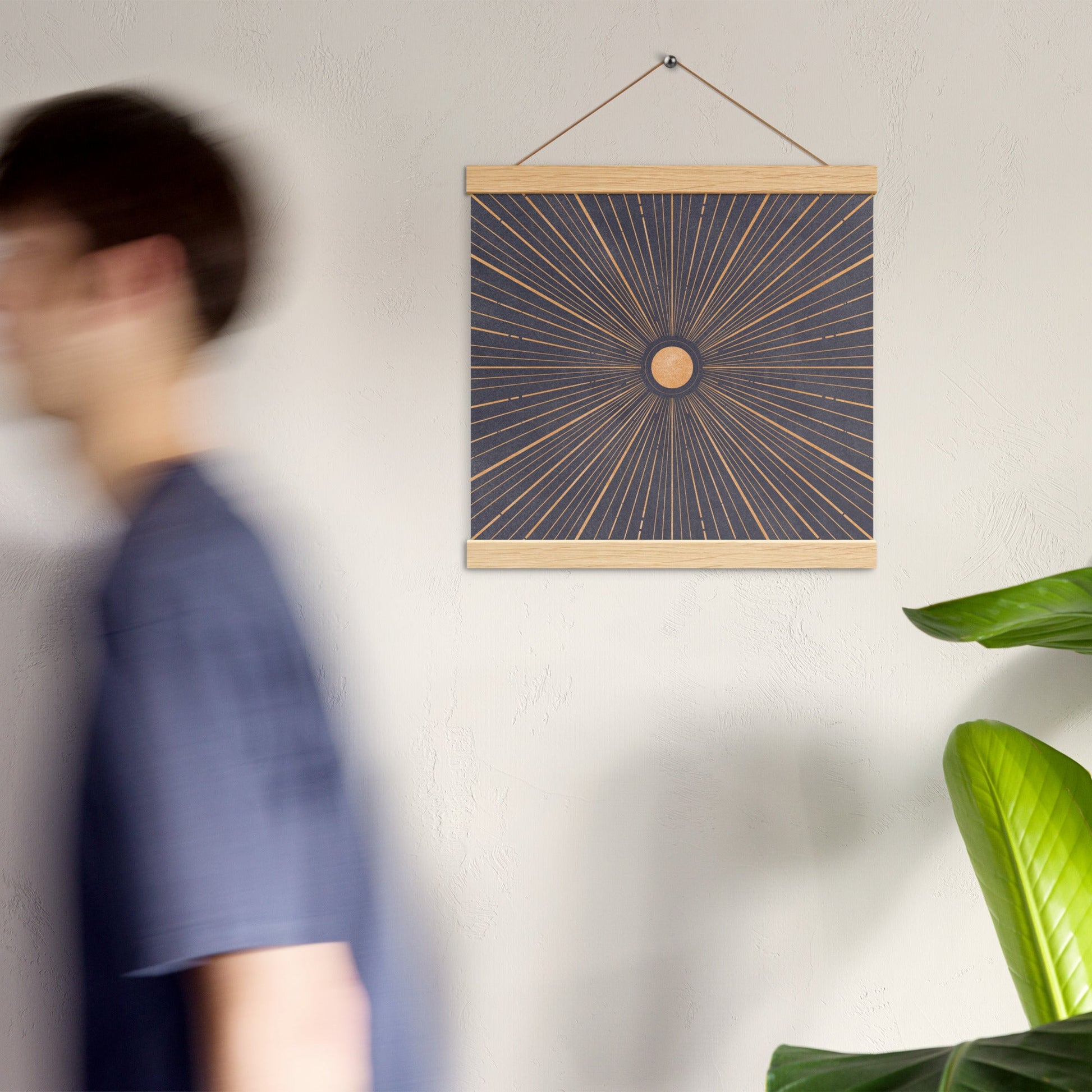 Póster con colgador Sol Naciente - Entropía Divina