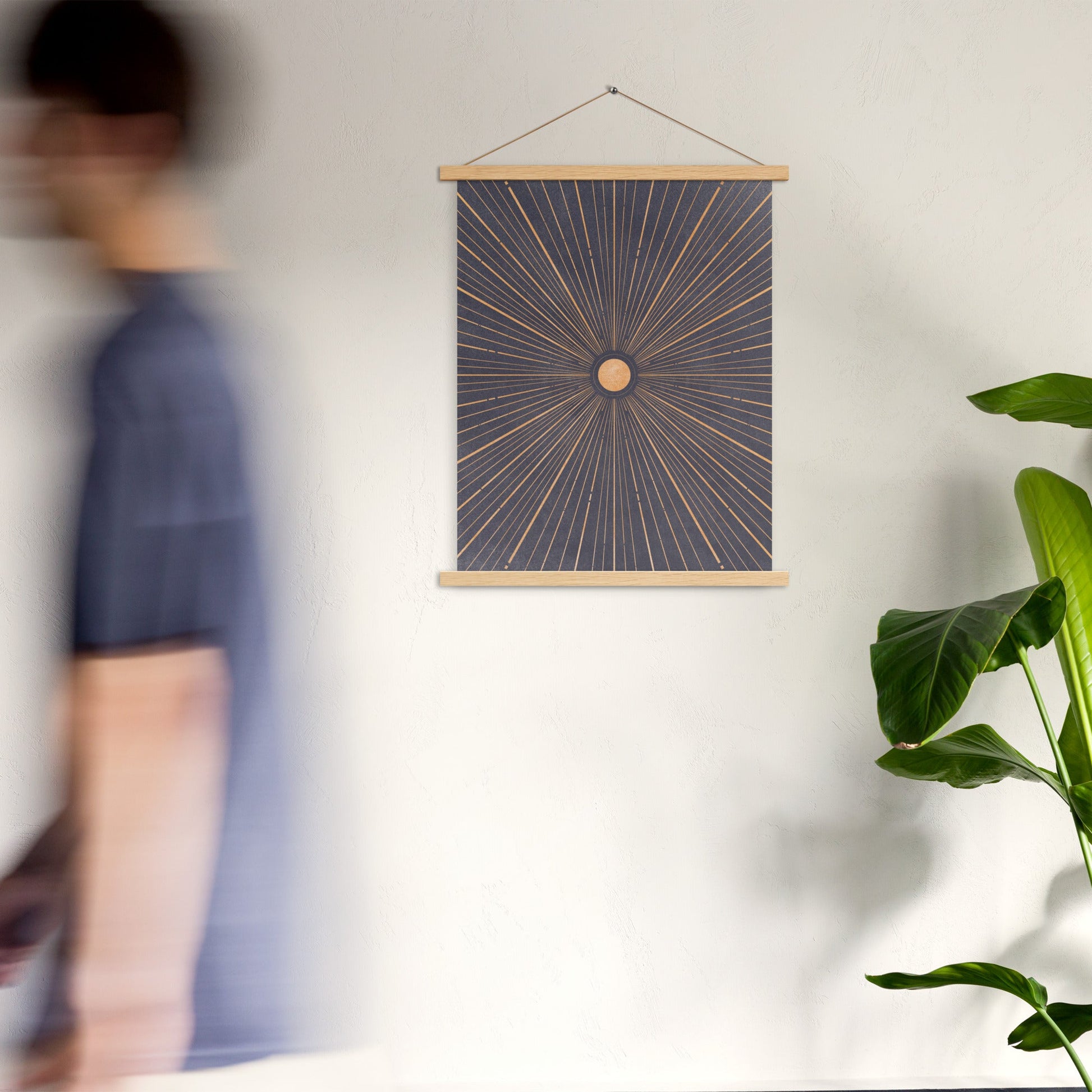 Póster con colgador Sol Naciente - Entropía Divina