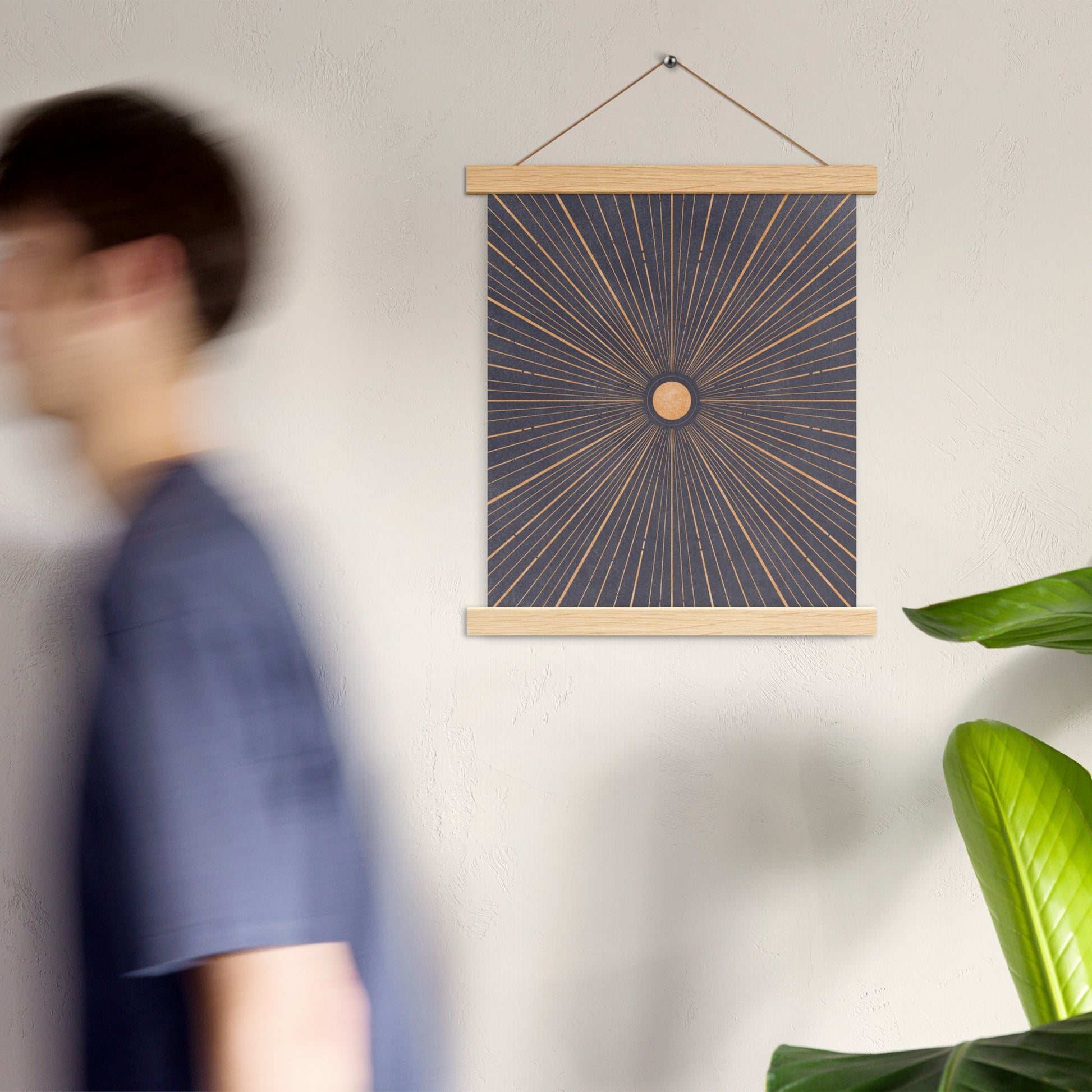 Póster con colgador Sol Naciente - Entropía Divina