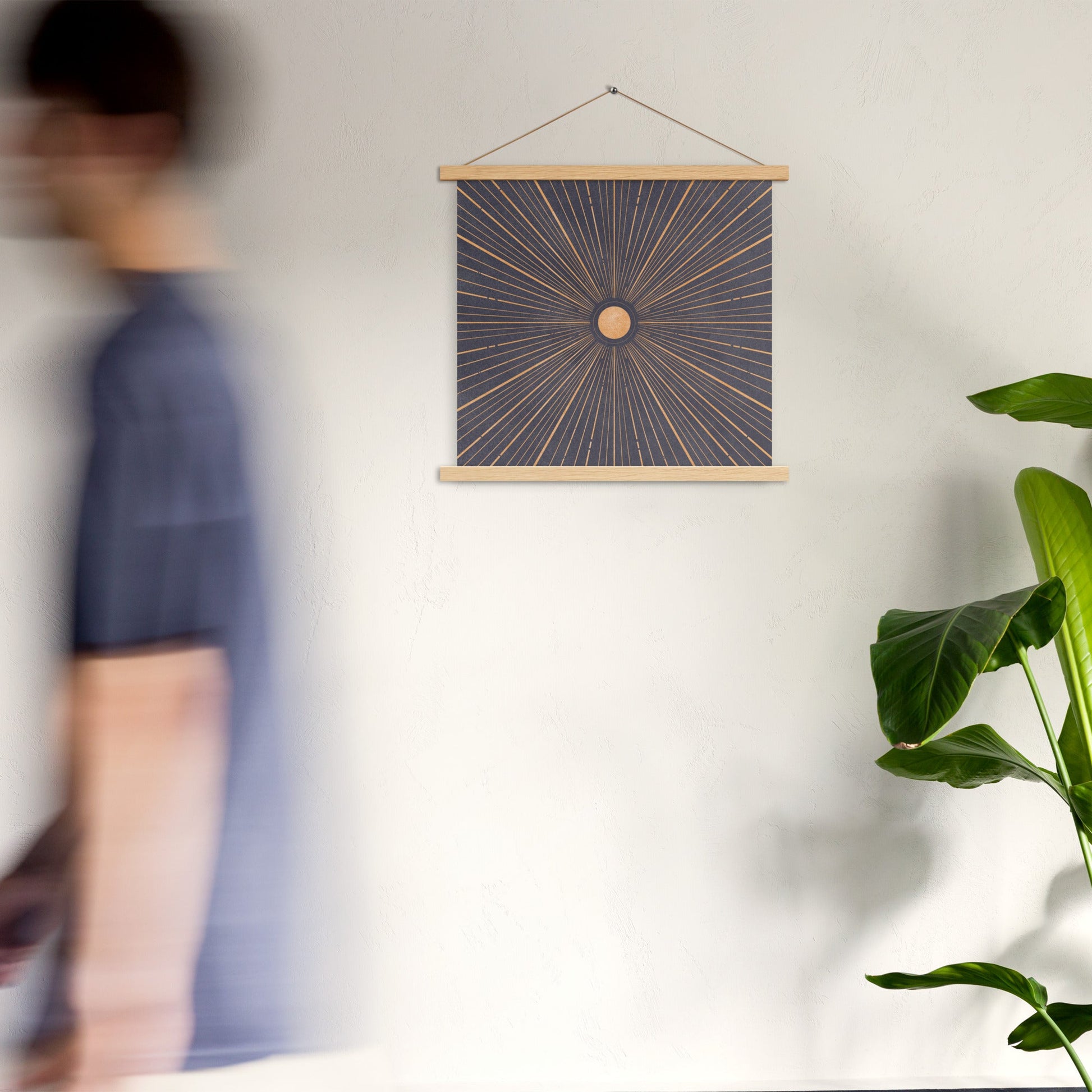 Póster con colgador Sol Naciente - Entropía Divina