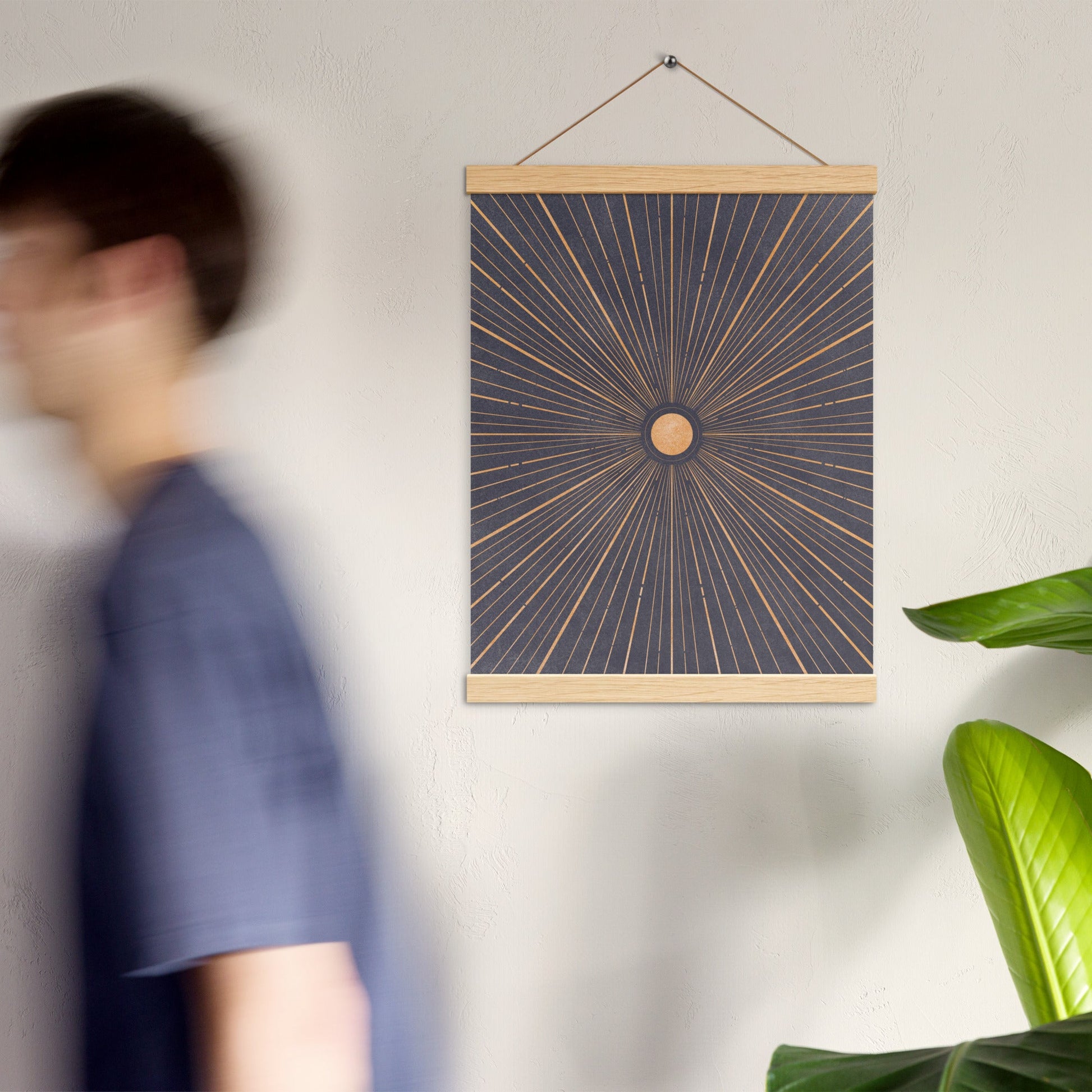Póster con colgador Sol Naciente - Entropía Divina
