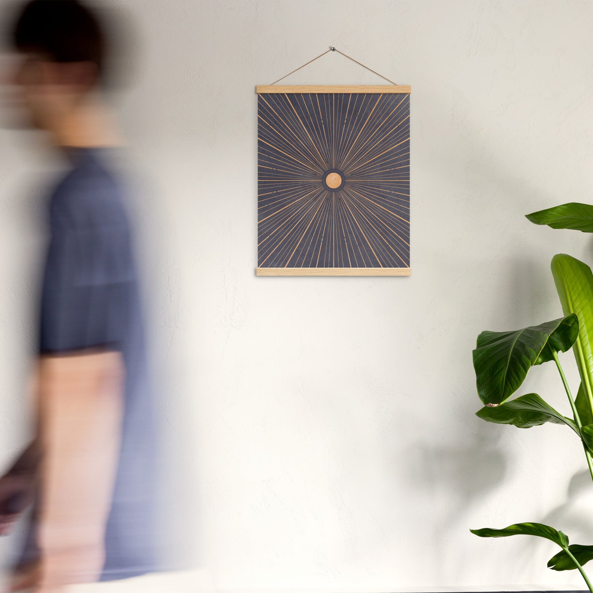 Póster con colgador Sol Naciente - Entropía Divina