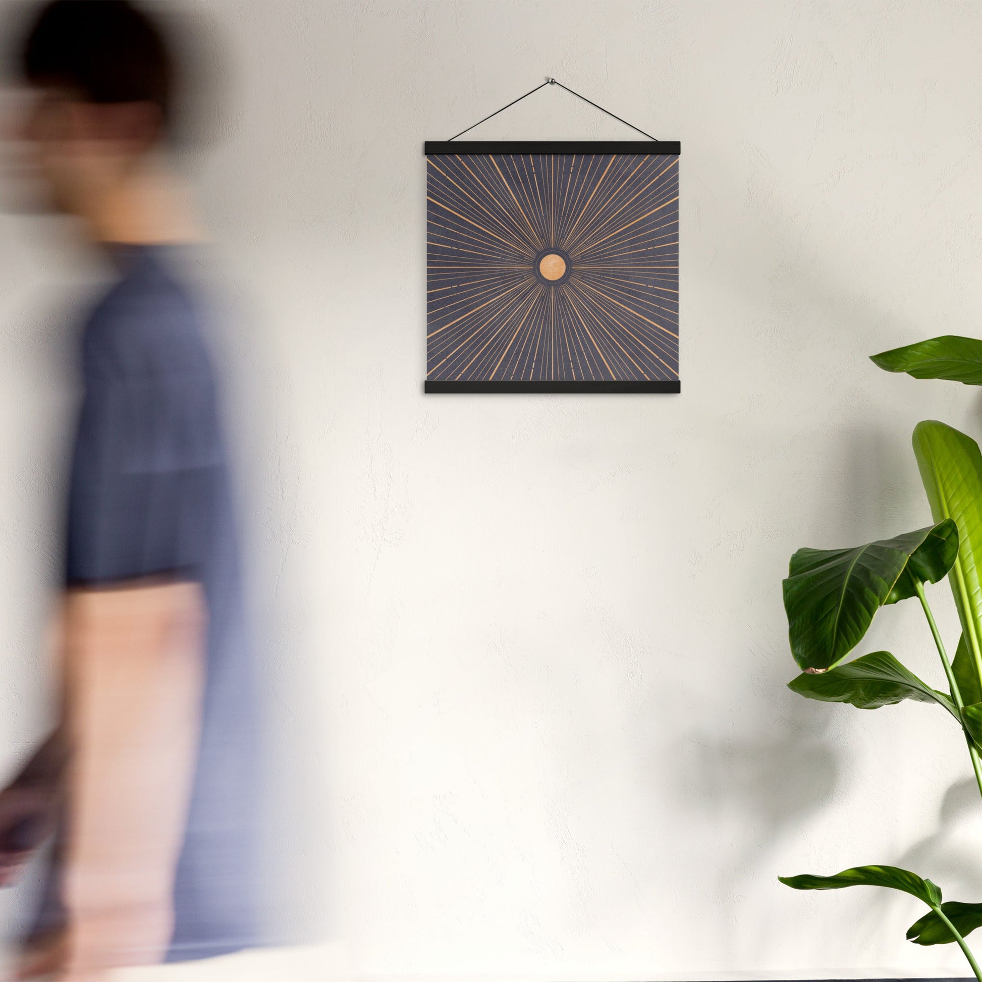 Póster con colgador Sol Naciente - Entropía Divina