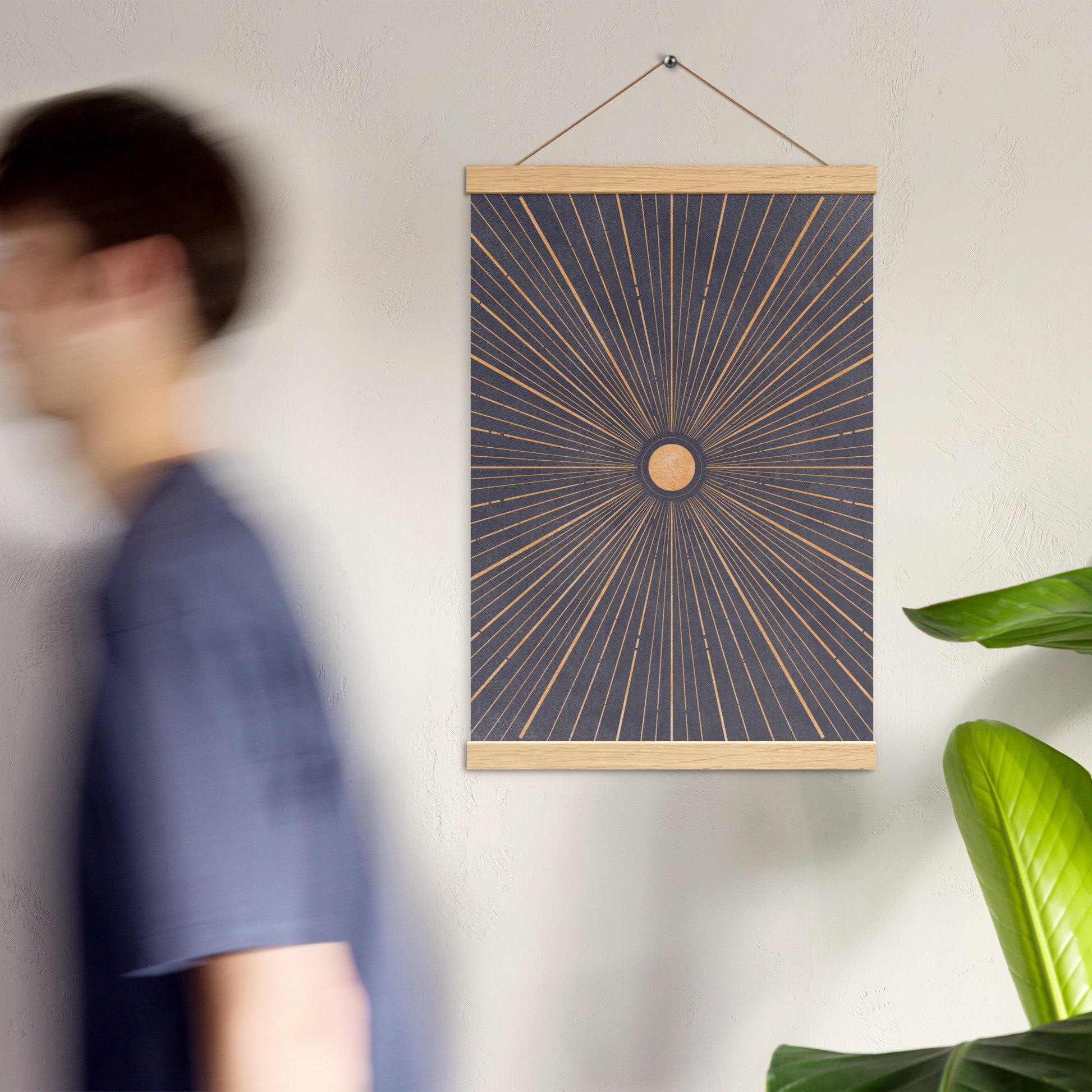 Póster con colgador Sol Naciente - Entropía Divina