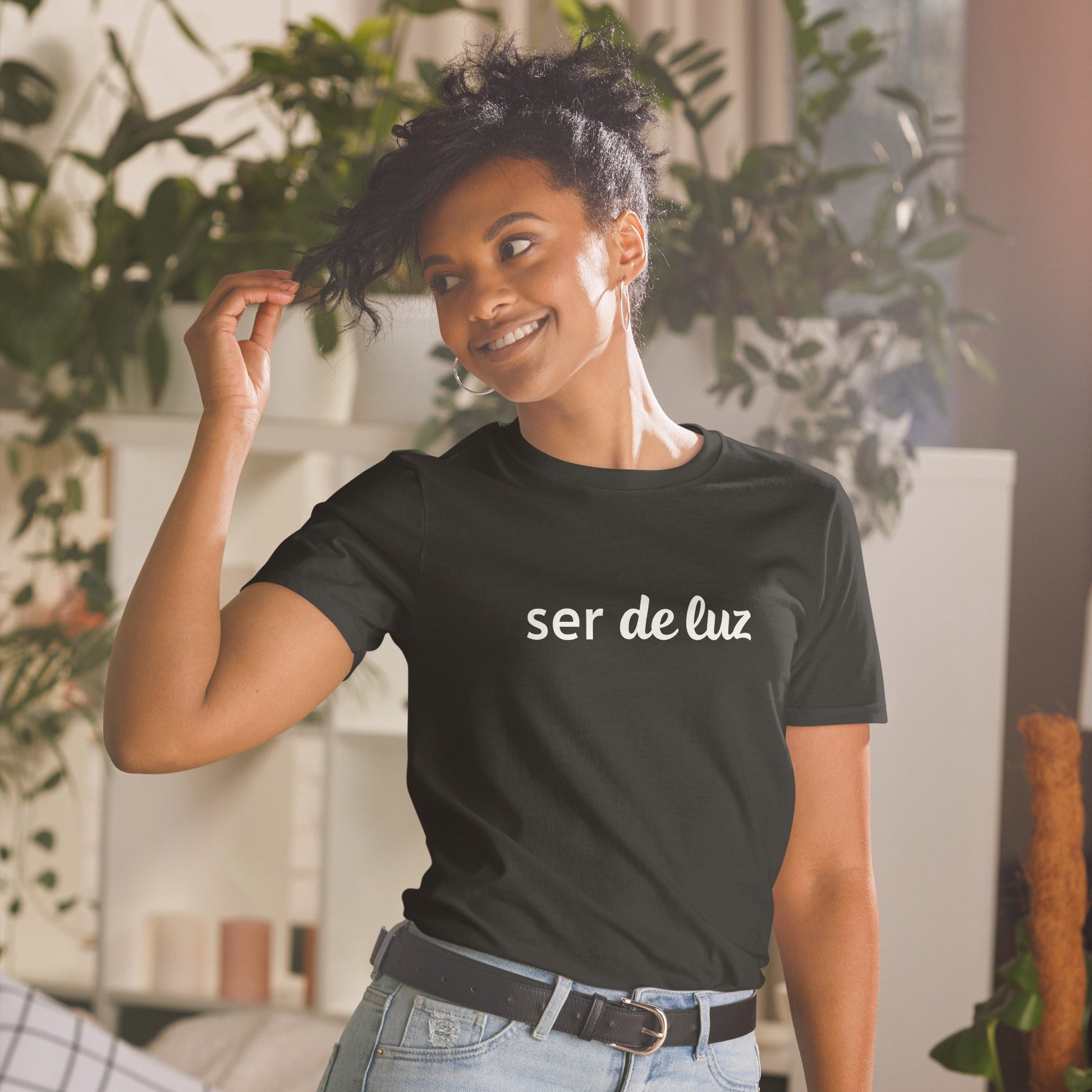 Ser de luz camiseta de manga corta - Entropía Divina